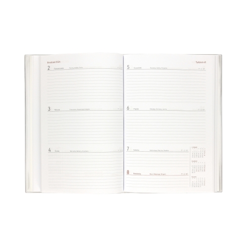 Kalendarz książkowy B5 Nauczyciela Grafitti PCV Tygodniowy