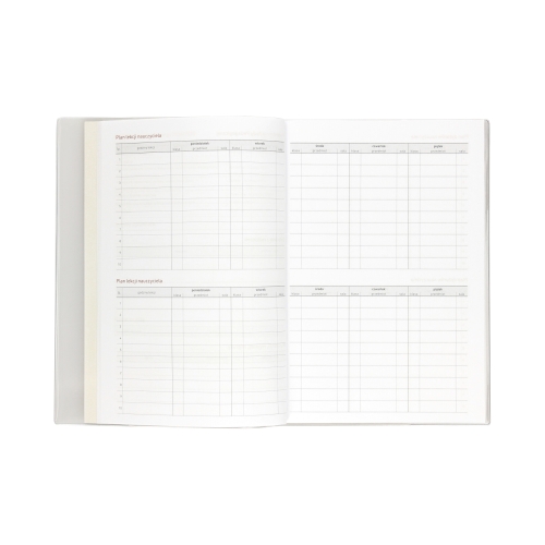 Kalendarz książkowy B5 Nauczyciela Modern PCV Tygodniowy