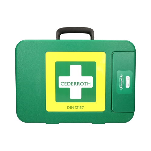 Apteczka pierwszej pomocy przenośna z wyposażeniem First Aid Kit XL DIN 13157 Cederroth 390104