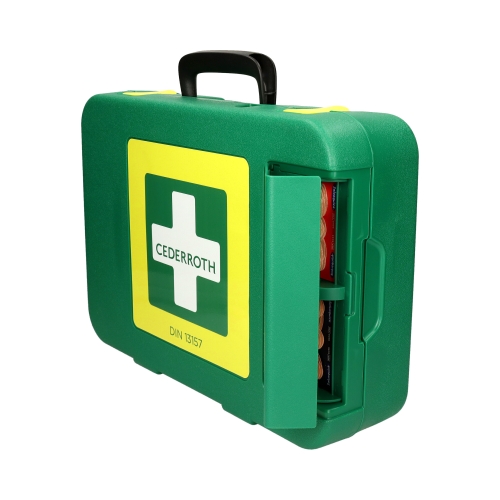 Apteczka pierwszej pomocy przenośna z wyposażeniem First Aid Kit XL DIN 13157 Cederroth 390104