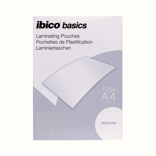 Folia laminacyjna A4 100mic medium Ibico (100)