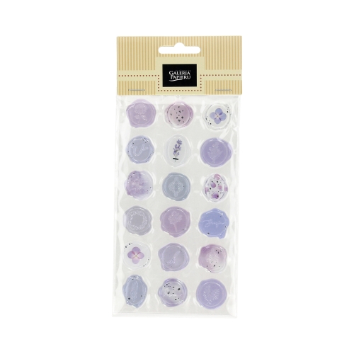 Naklejki Pieczątki jasnofioletowe (18)