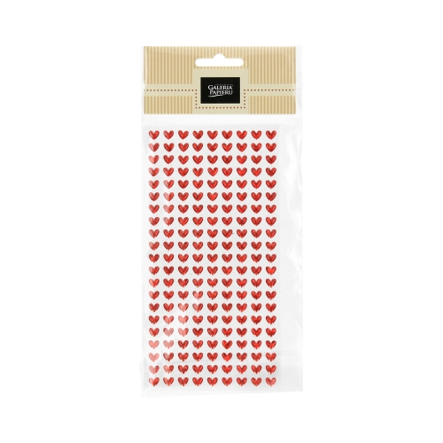 Naklejki połyskujące czerwone Serduszka (189)