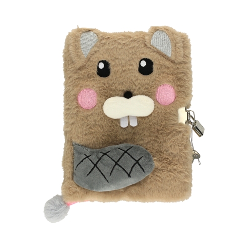 Pamiętnik z kłódką A5/96 Włochacz MLF Beaver