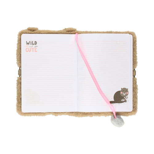 Pamiętnik z kłódką A5/96 Włochacz MLF Beaver