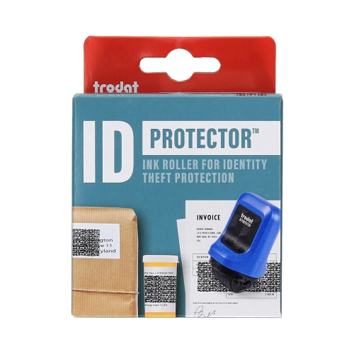 Roller kamuflaż ID Protector obudowa niebieska z wkładami Trodat