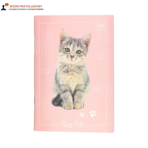 Zeszyt A6/32 słówek UV Puppy Sign Interdruk 70g