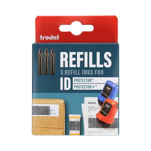 Roller kamuflaż ID Protector - czarne wkłady (3) Trodat
