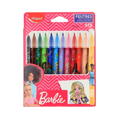 Flamaster 12kol Barbie Maped 845418
