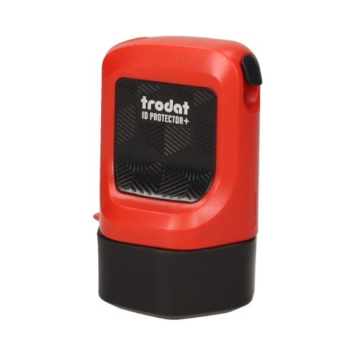 Roller kamuflaż ID Protector plus czarny obudowa czerwona z wkładam Trodat