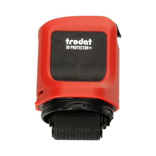 Roller kamuflaż ID Protector plus czarny obudowa czerwona z wkładam Trodat