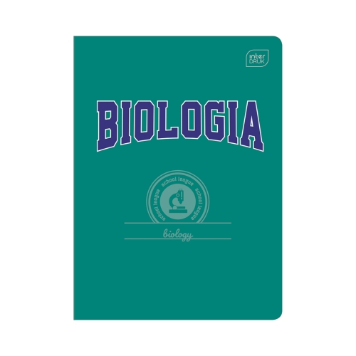 Zeszyt A5/60 kratka biologia hybrid Interdruk