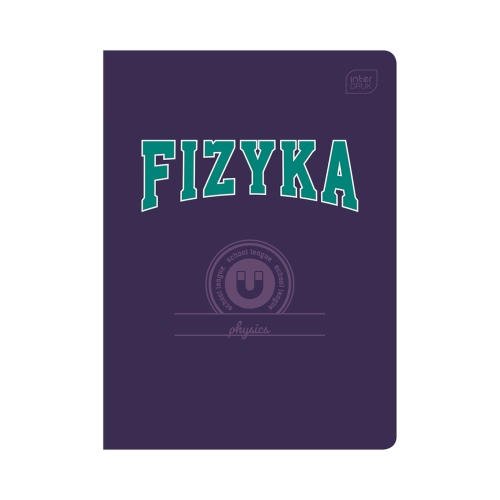 Zeszyt A5/60 kratka fizyka hybrid Interdruk