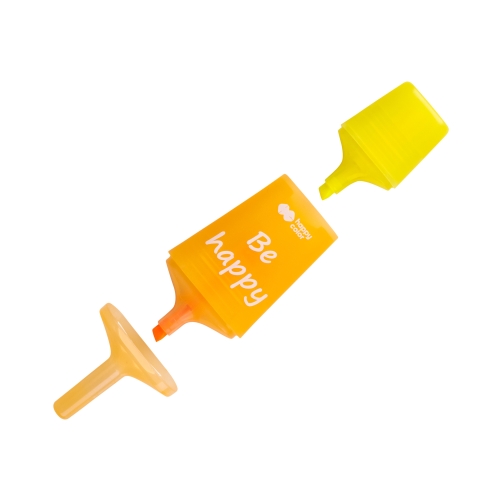 Zakreślacz zapachowy 2w1 pomarańczowo/żółty Feelingi Lolly Pop HappyCo