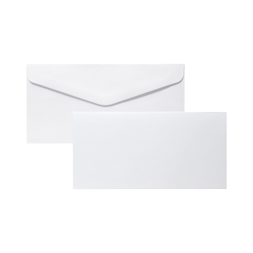 Baza do kartek ozdobnych - karnet + koperta DL biała (5)