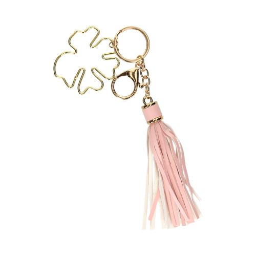 Brelok metalowy 17x5.8 różowy chwost Bloom Happy Color