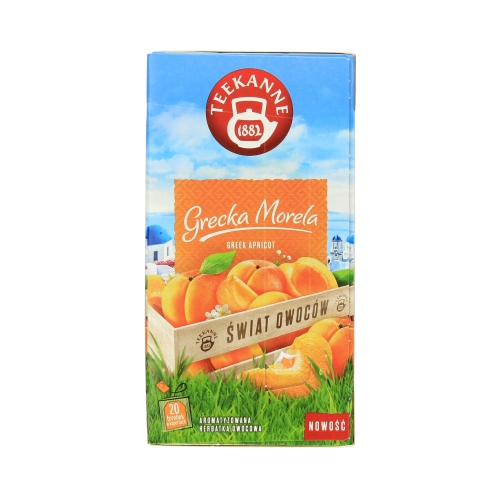Herbata ekspresowa Grecka morela Teekanne 20t koperty