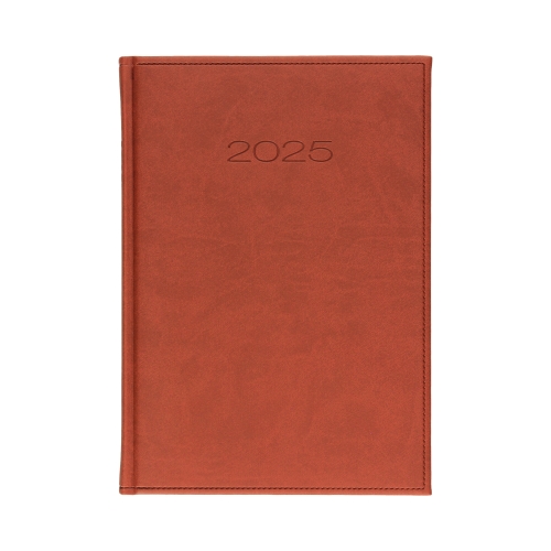 Kalendarz książkowy B5 Vivella brązowy 51T tygodniowy