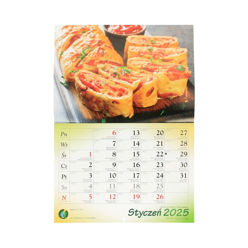 Kalendarz wieloplanszowy Kulinarny WL01