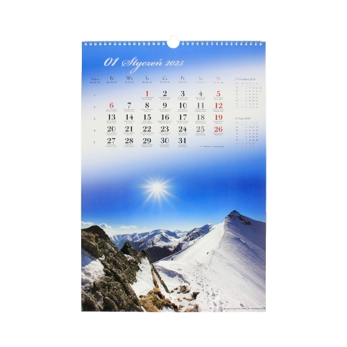 Kalendarz wieloplanszowy Pejzaże Tatrzańskie RW03