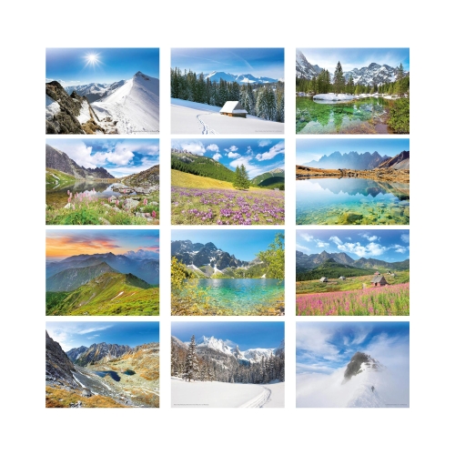 Kalendarz wieloplanszowy Pejzaże Tatrzańskie RW03