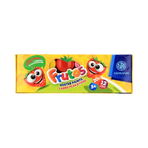 Farba plakatowa 12kol zapachowa Frutos Astra 301124001