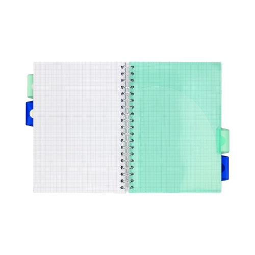 Kołozeszyt B5/100 kratka Pukka Pad Project Book Seafoam morski