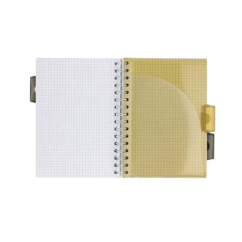 Kołozeszyt A5/100 kratka Pukka Pad Project Book Grey Design