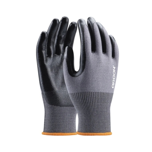 Rękawice antyprzecięciowe CutTouchOil szaro-czarne 9/L Ardon (2)