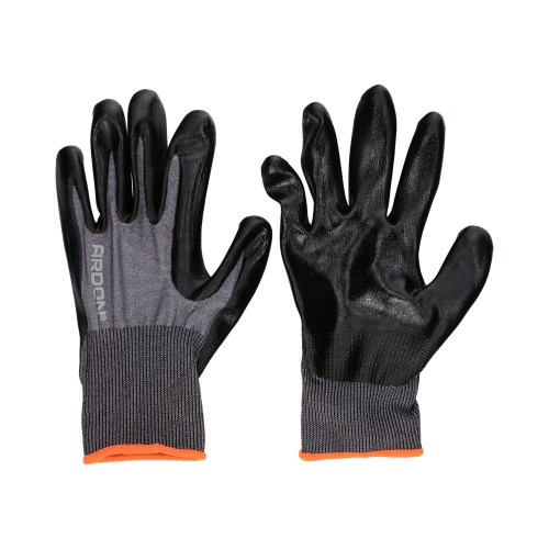 Rękawice antyprzecięciowe CutTouchOil szaro-czarne 9/L Ardon (2)