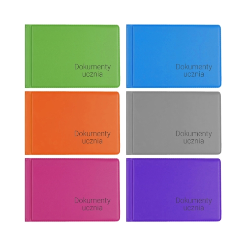 Okładka na dokumenty ucznia mała New Colors Biurfol - 6szt.