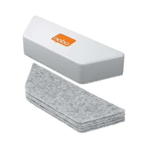 Gąbka do tablic magnetyczna biała Nobo 1905325