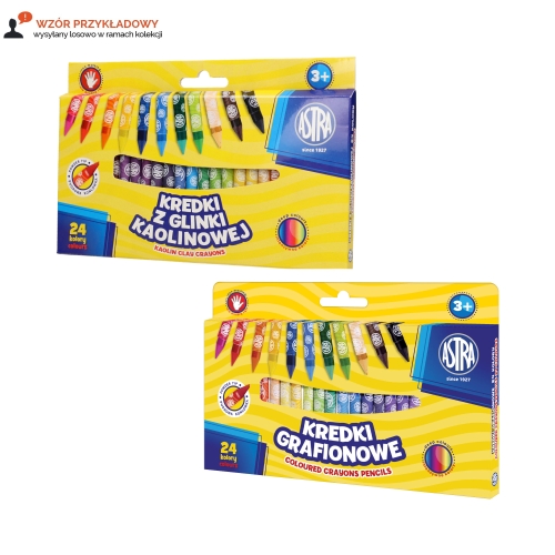 Kredki grafionowe 24kol Astra 316121006