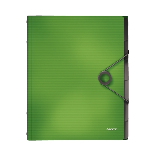 Teczka segregująca A4/6 jasnozielona Solid Leitz