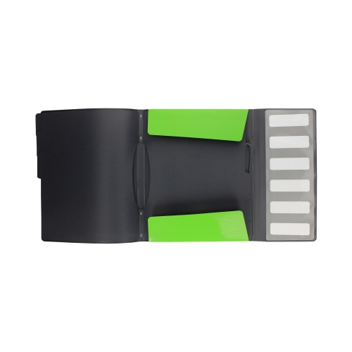 Teczka segregująca A4/6 jasnozielona Solid Leitz