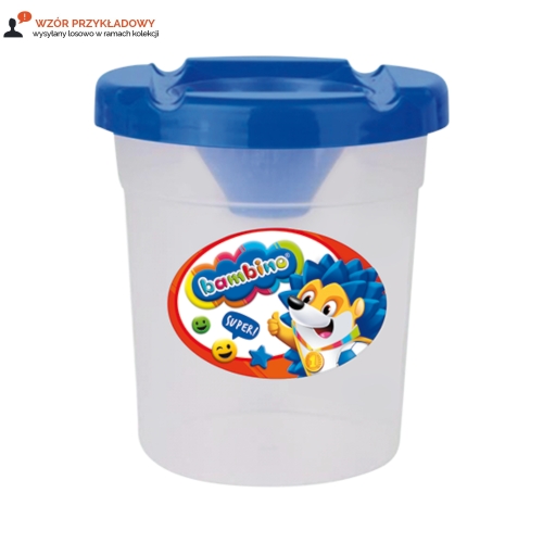 Kubek do malowania farbami z blokadą wylania wody Bambino
