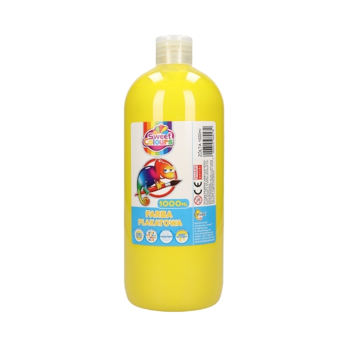 Farba plakatowa żółta 1000ml Sweet Colours Otocki FP1000ZOL