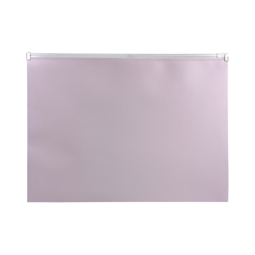 Teczka kopertowa na suwak A4/PP róż Morandi Biurfol