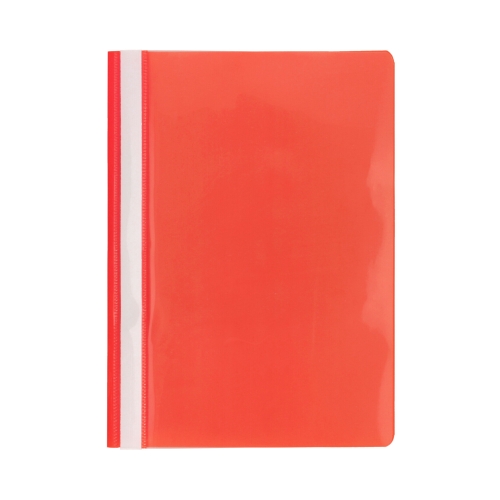Skoroszyt sztywny A4/PVC czerwony Panta Plast