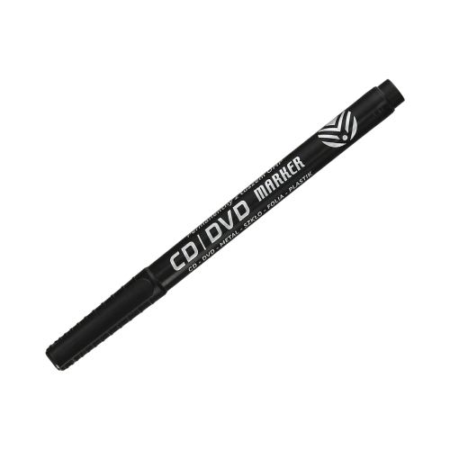 Marker CD/DVD czarny Tetis KM111-V