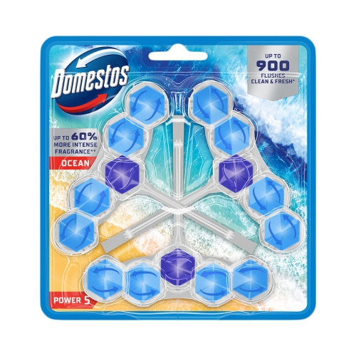 Kostka WC kosz 50g Power5 Domestos Ocean (3)
