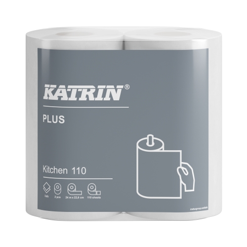 Ręcznik papierowy kuchenny 2w biały Katrin Plus110 (2)