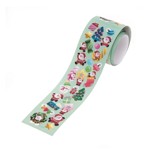 Naklejki na rolkce Mikołaje - 190szt.