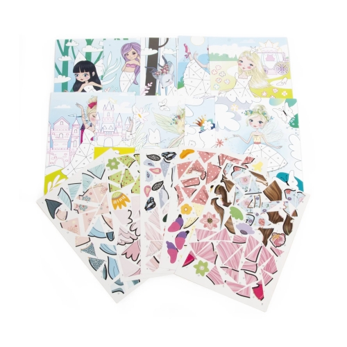 Kreatywna wyklejanka po numerach Magiczny Świat Kidea