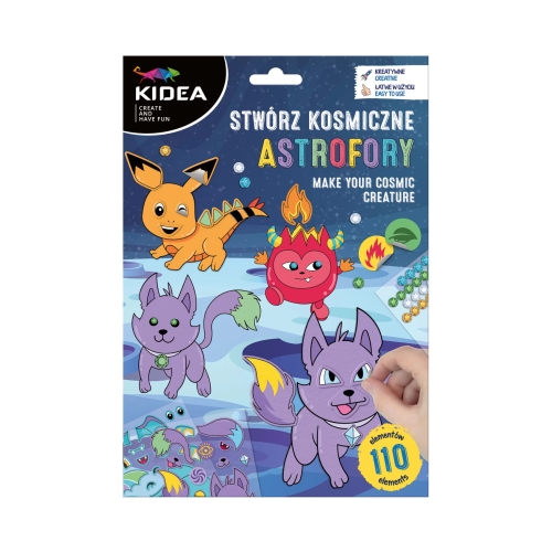 Zestaw kreatywny - stwórz kosmiczne Astrofory Kidea