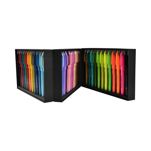 Pisaki pędzelkowe do kaligrafii i liternictwa 36szt. Brush Sign Pen Pentel