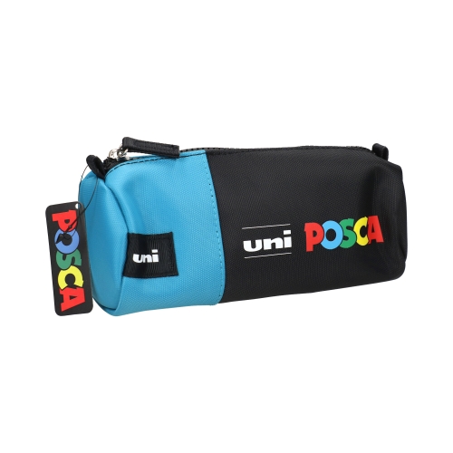 Marker plakatowy 9kol + piórnik niebieski Posca