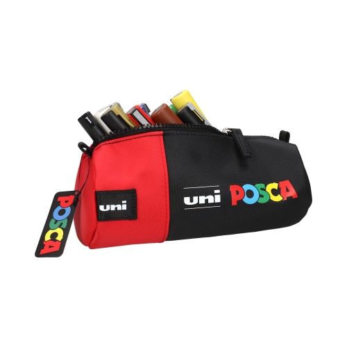 Marker plakatowy 9kol + piórnik czerwony Posca