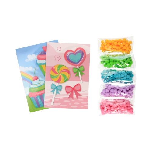 Pomponiasta wyklejanka Sweet Kidea