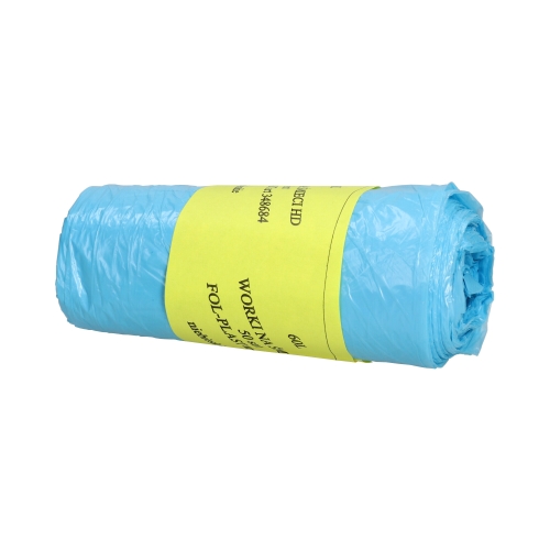 Worki śmieci 60l niebieskie (50)